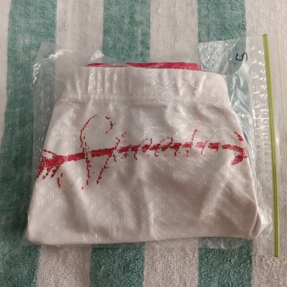 (*) VINTAGE SPEEDO SWIM BRIEF, WHITE, REAR TEXT, SIZE "S" (30"-31") - Pre-owned - Picture 7 of 7